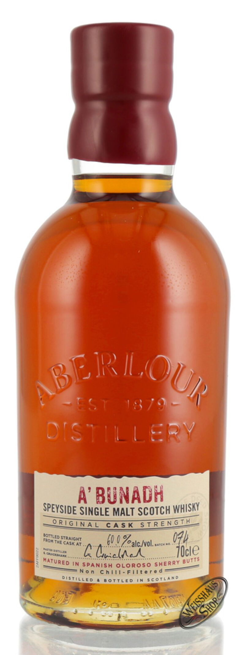 Aberlour A'Bunadh Batch No. 74 Whisky 60% vol. 0,70l