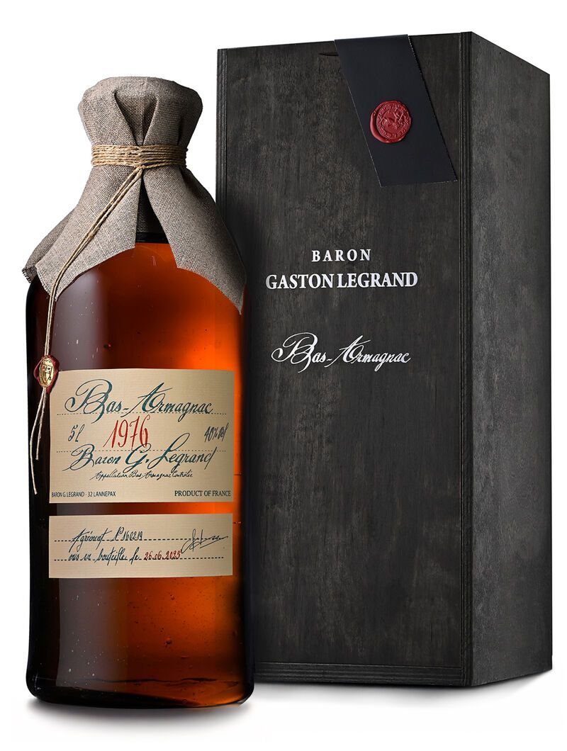 Lhéraud Baron Gaston Legrand 1976 Vieil Armagnac 40% vol. 5,0l