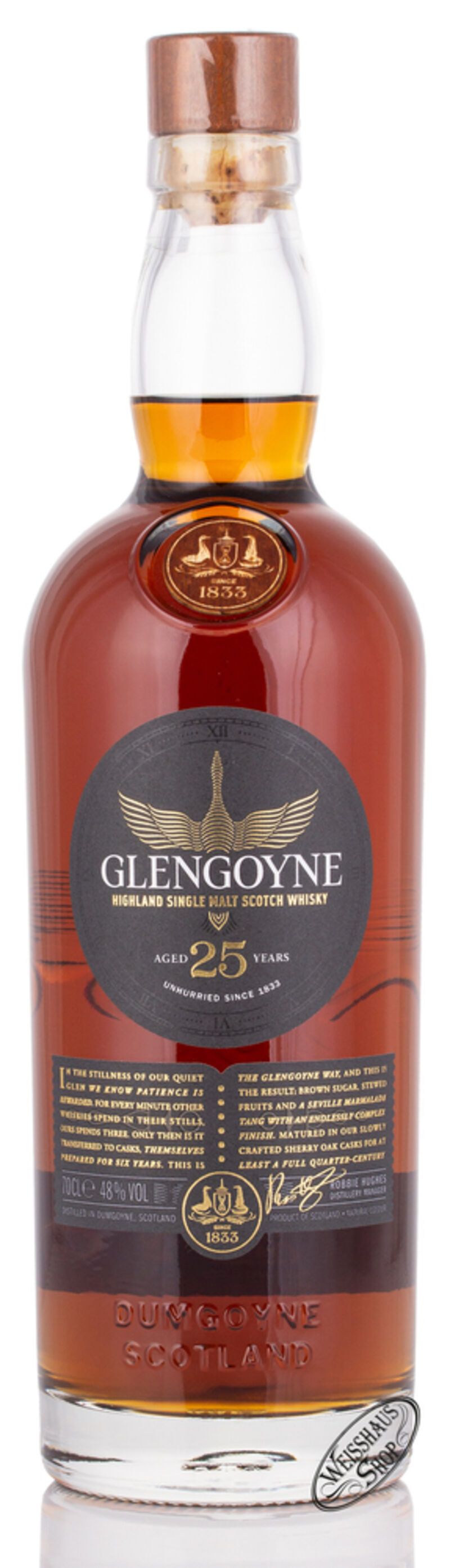 Glengoyne 25 YO Single Malt Whisky 48% vol. 0,70l Glengoyne 25 YO Single Malt Whisky 48% vol. 0,70l