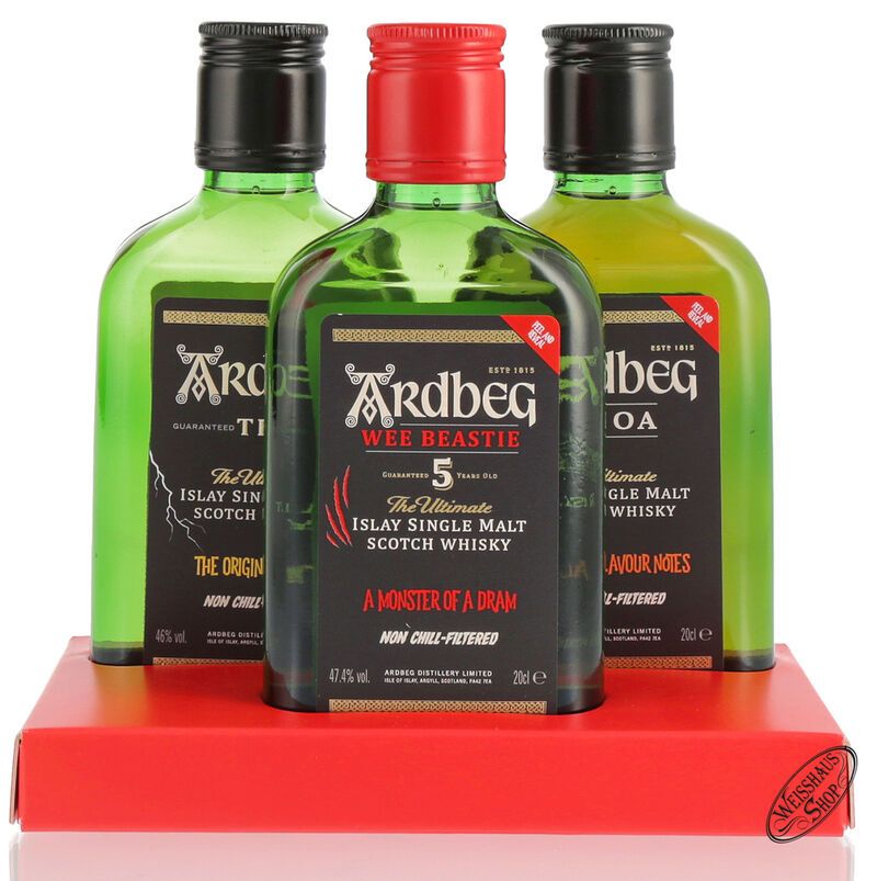 Ardbeg Three Monsters of Smoke Islay Whisky 46,7% vol. 0,60l Ardbeg Three Monsters of Smoke Islay Whisky 46,7% vol. 0,60l