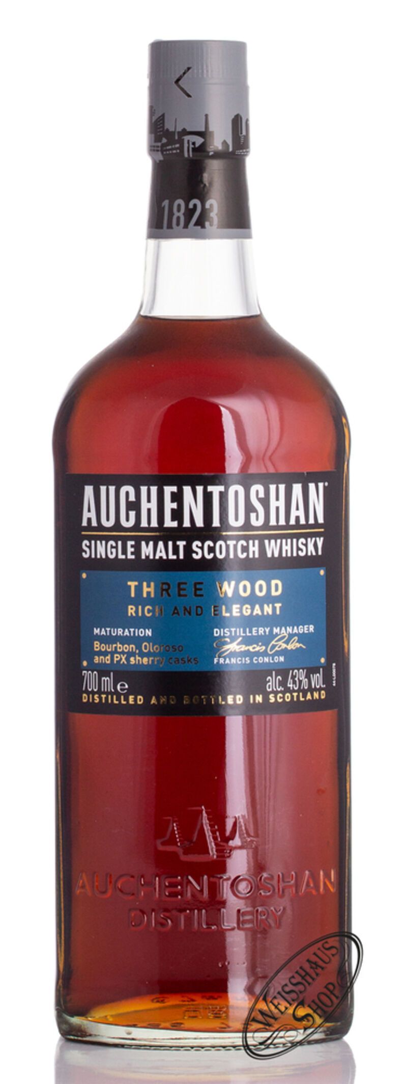 Auchentoshan Three Wood Single Malt Whisky 43% vol. 0,70l Auchentoshan Three Wood Single Malt Whisky 43% vol. 0,70l
