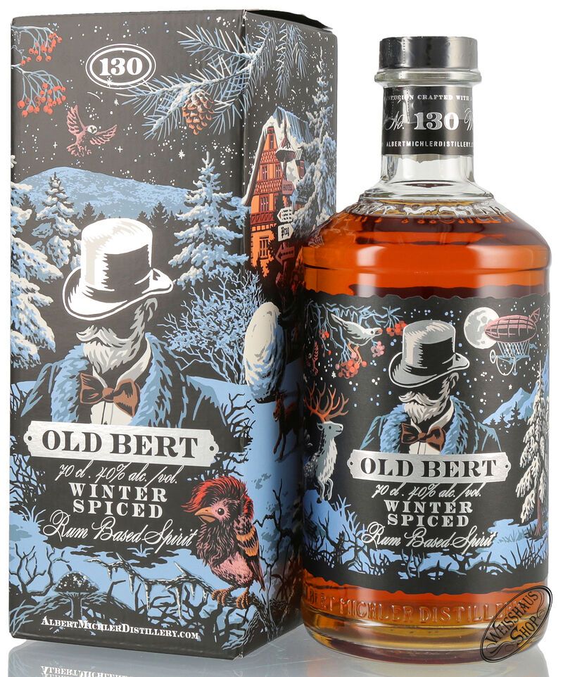 Old Bert Jamaican Winter Spiced Rum 40% vol. 0,70l Old Bert Jamaican Winter Spiced Rum 40% vol. 0,70l