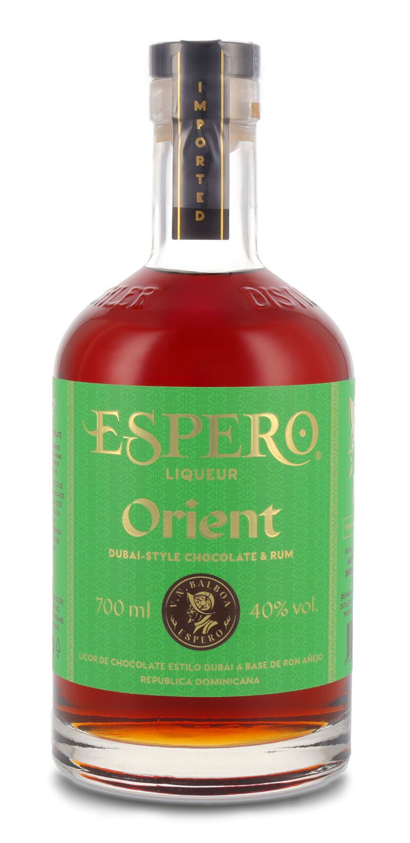 Espero Orient Dubai Style Chocolate Liqueur 40% vol. 0,70l
