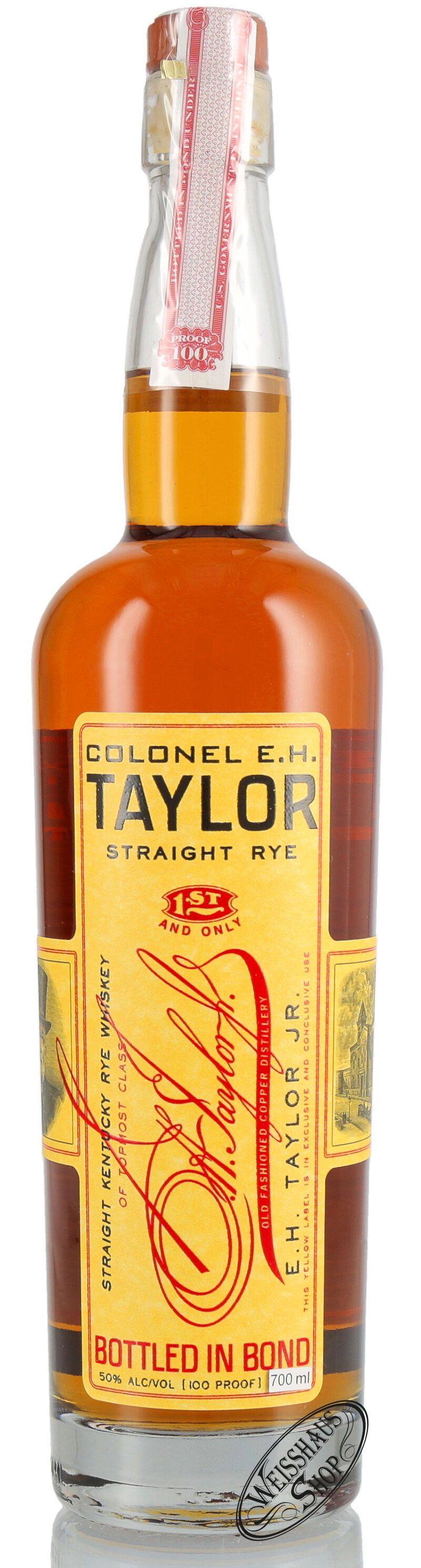 E.H. Taylor Straight Rye Whiskey 50% vol. 0,70l