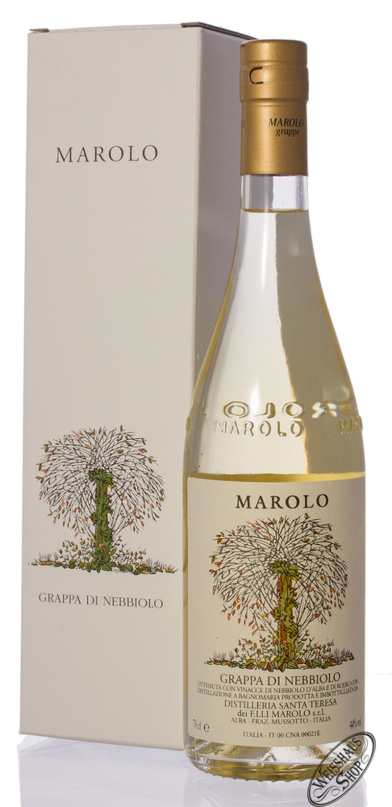 Marolo Grappa di Nebbiolo Invecchiato 44% vol. 0,70l