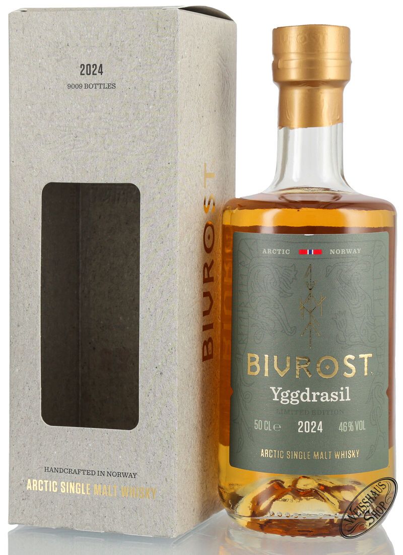 Bivrost Yggdrasil Single Malt Whisky 46% vol. 0,50l Bivrost Yggdrasil Single Malt Whisky 46% vol. 0,50l