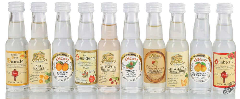 Prinz Genusspaket - Alles Schnaps 38,5% vol. 10 x 0,02l Prinz Genusspaket - Alles Schnaps 38,5% vol. 10 x 0,02l