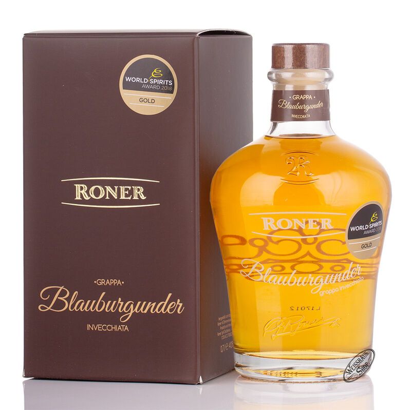 Roner Grappa Blauburgunder 40% vol. 0,70l Roner Grappa Blauburgunder 40% vol. 0,70l