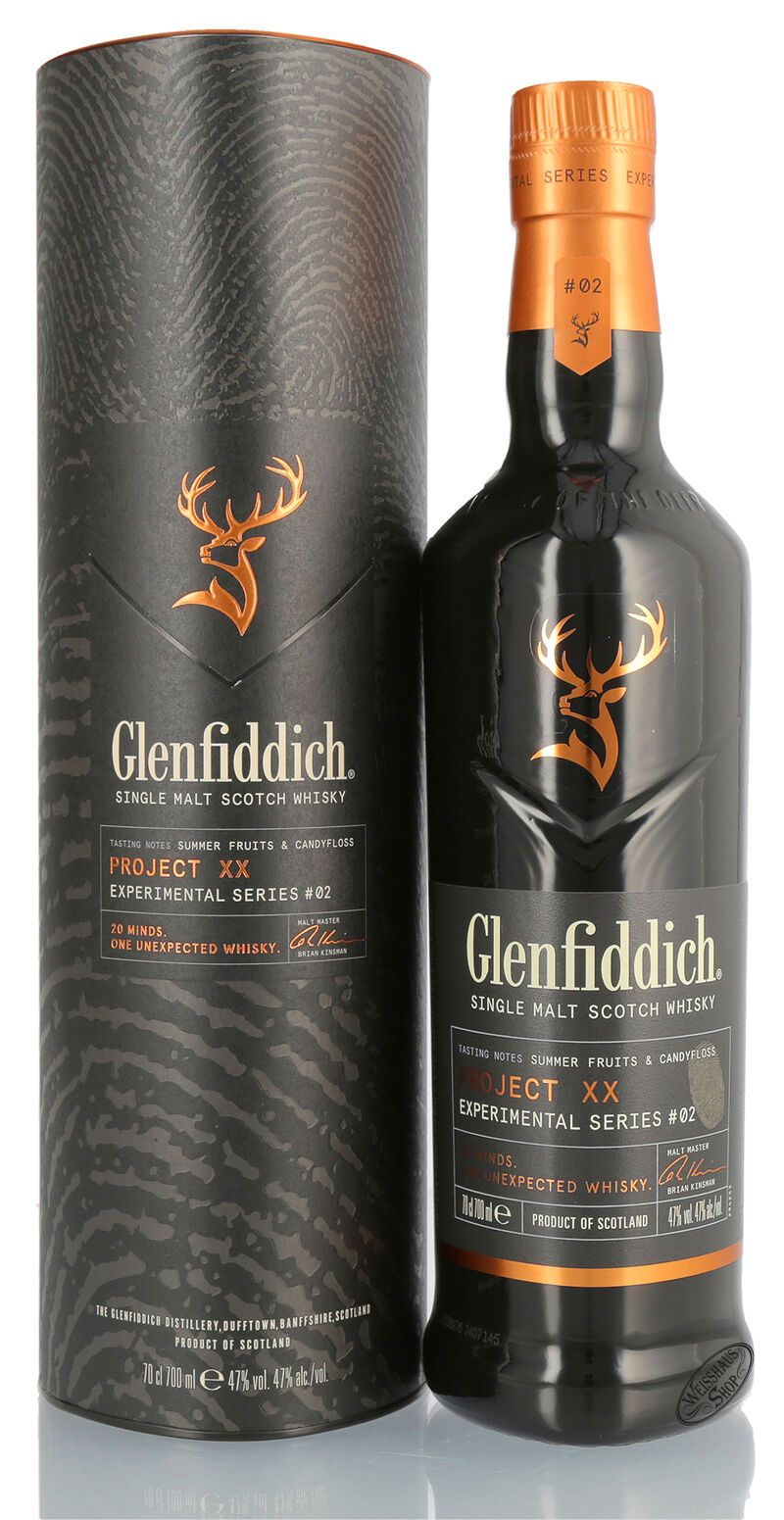 Glenfiddich Project XX Experimental Series Whisky 47% vol. 0,70l B-Ware