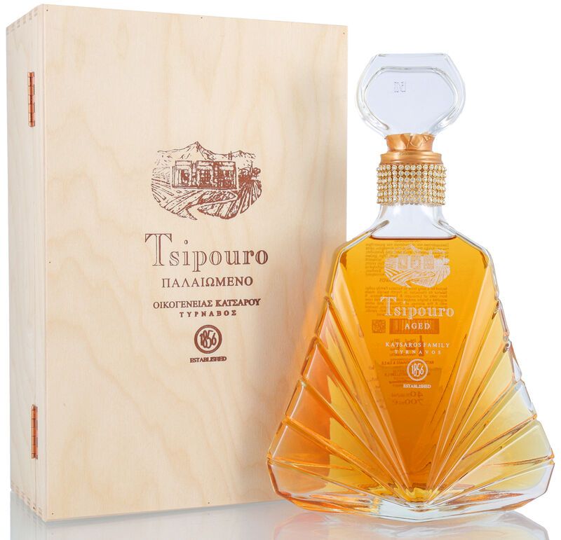 Aged Tsipouro Katsaros Family 40% vol. 0,70l Aged Tsipouro Katsaros Family 40% vol. 0,70l