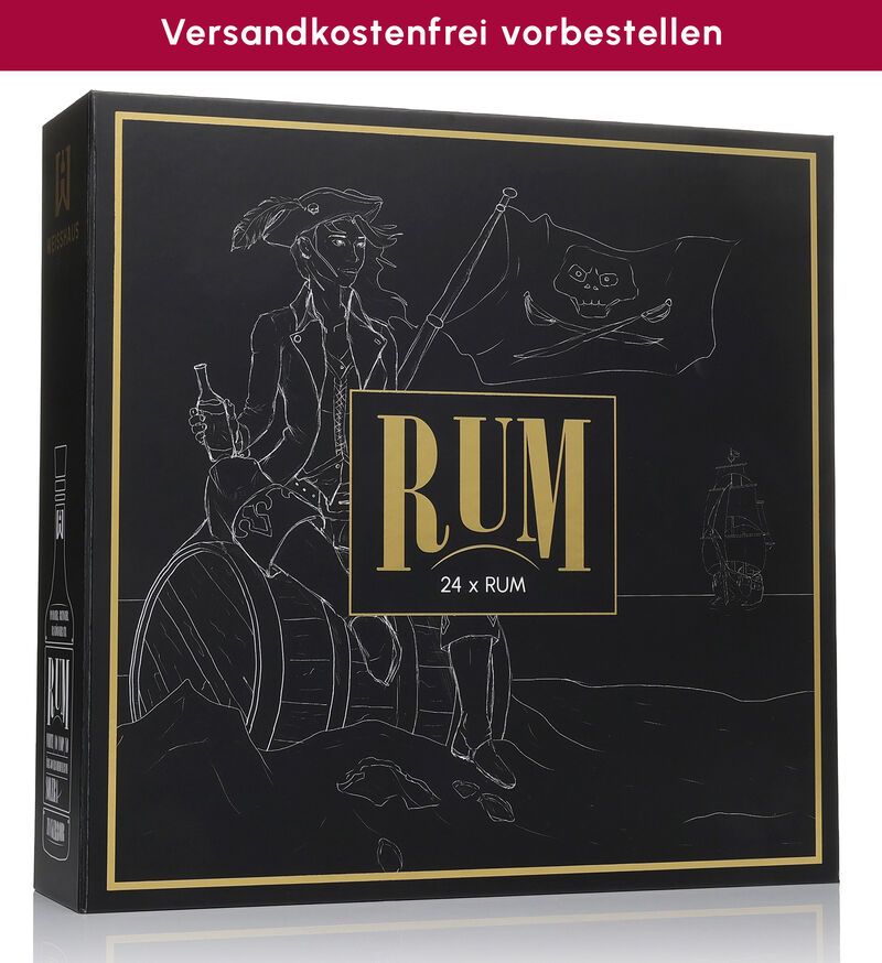 Weisshaus Rum Adventskalender 24 x 0,03l