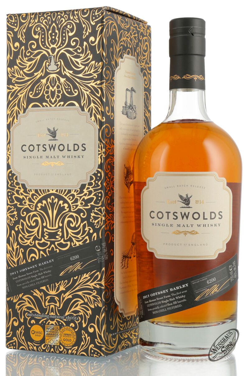 Cotswolds Single Malt Whisky 46% vol. 0,70l