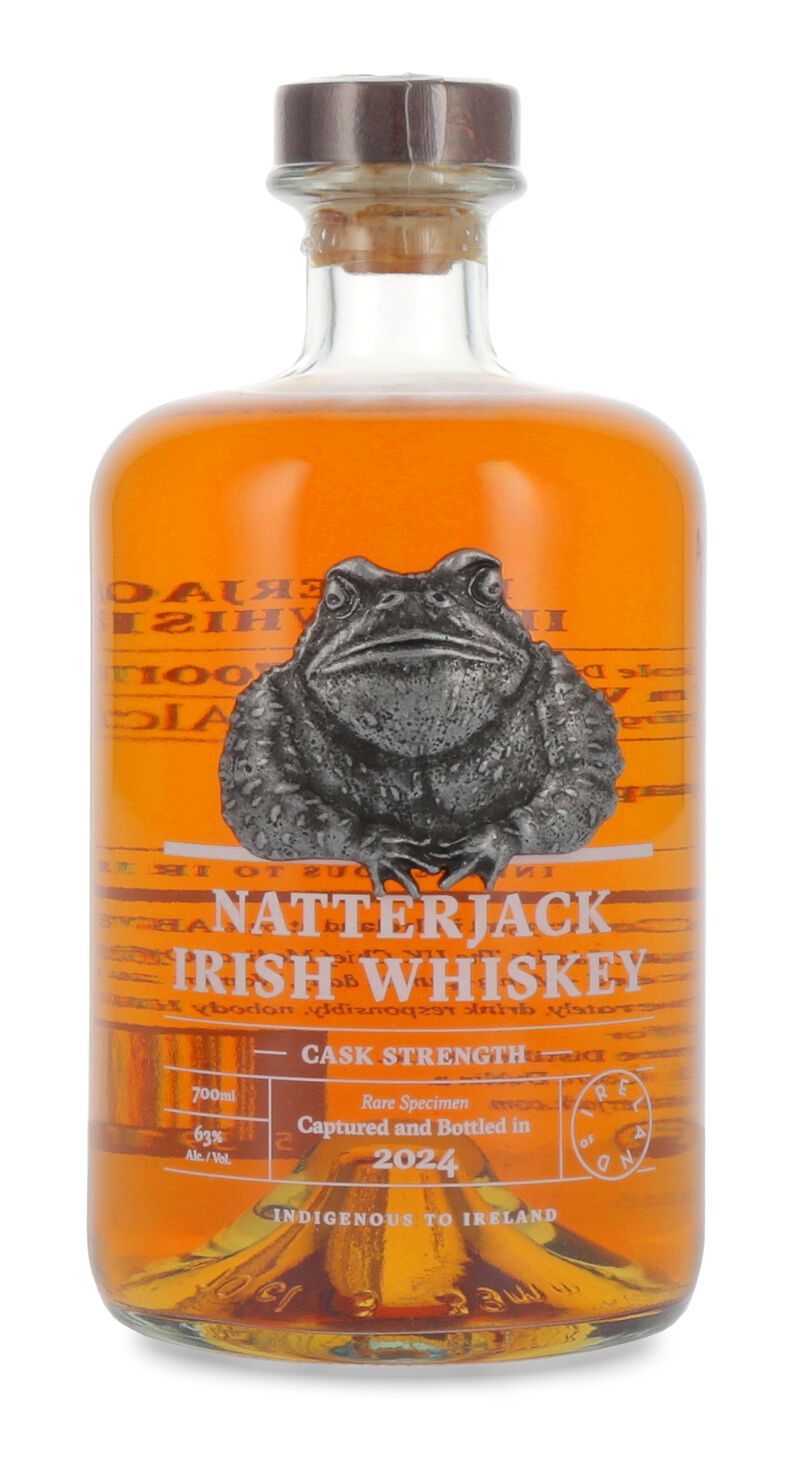 Natterjack Cask Strength Irish Whiskey 63% vol. 0,70l