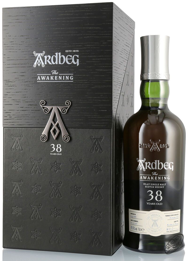 Ardbeg 38 YO The Awakening Vintage 1975 Islay Whisky 49,4% vol. 0,70l Ardbeg 38 YO The Awakening Vintage 1975 Islay Whisky 49,4% vol. 0,70l