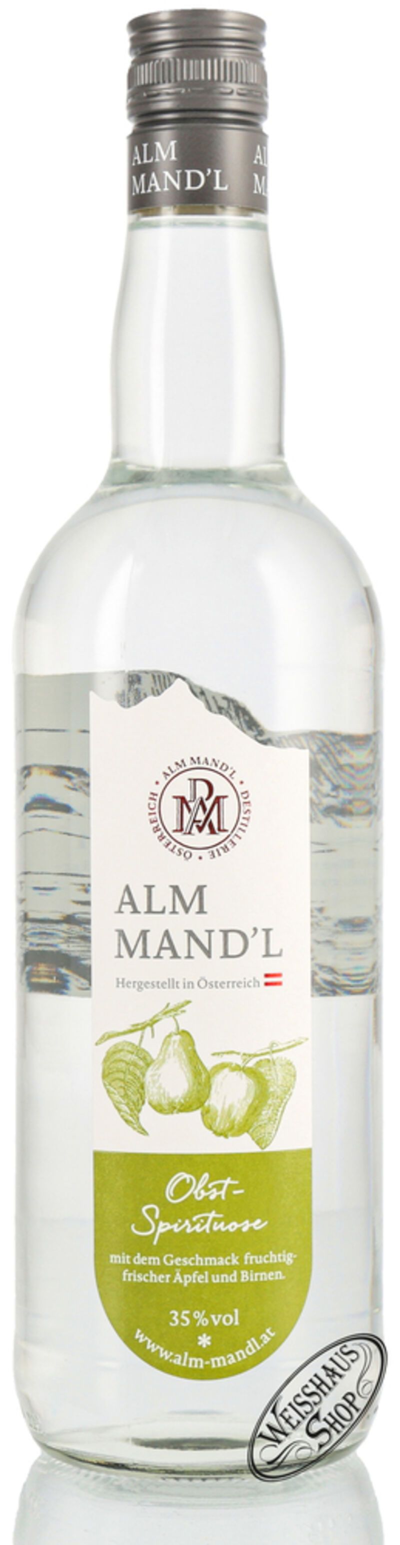 Alm Mand'l Obst Schnaps 35% vol. 1,0l Alm Mand'l Obst Schnaps 35% vol. 1,0l