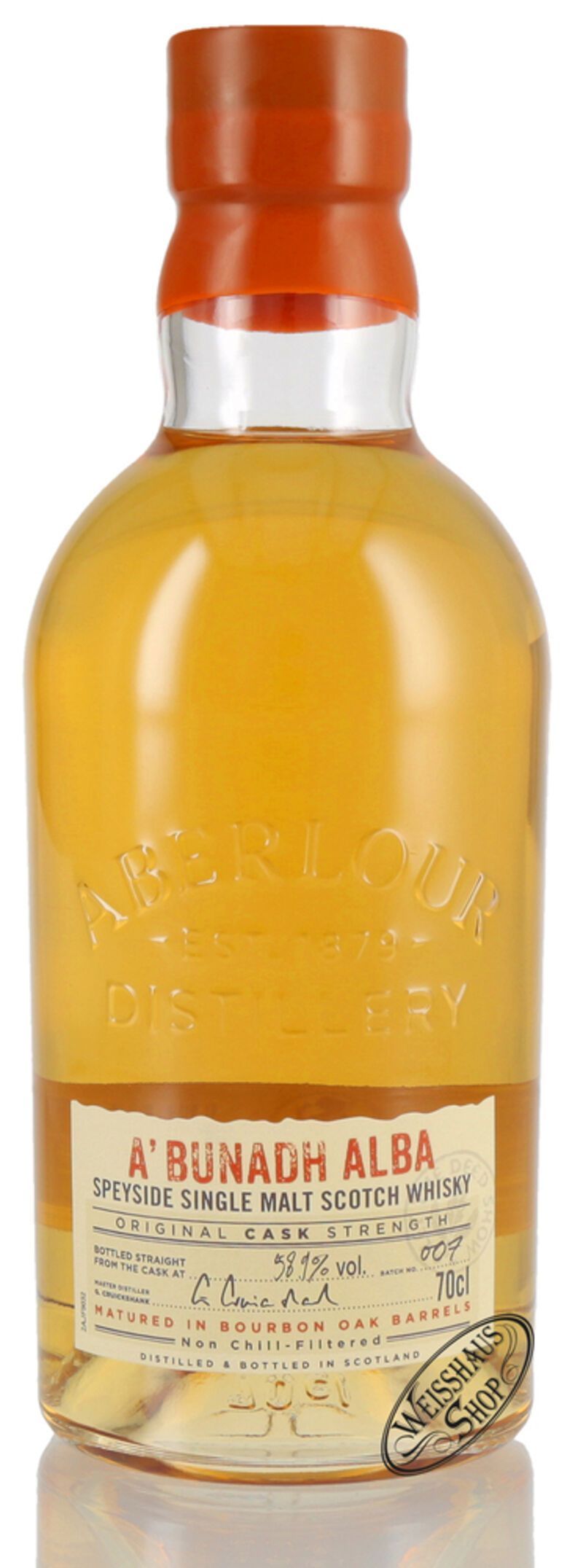 Aberlour A'Bunadh Alba Whisky Batch 007 58,9% vol. 0,70l Aberlour A'Bunadh Alba Whisky Batch 007 58,9% vol. 0,70l