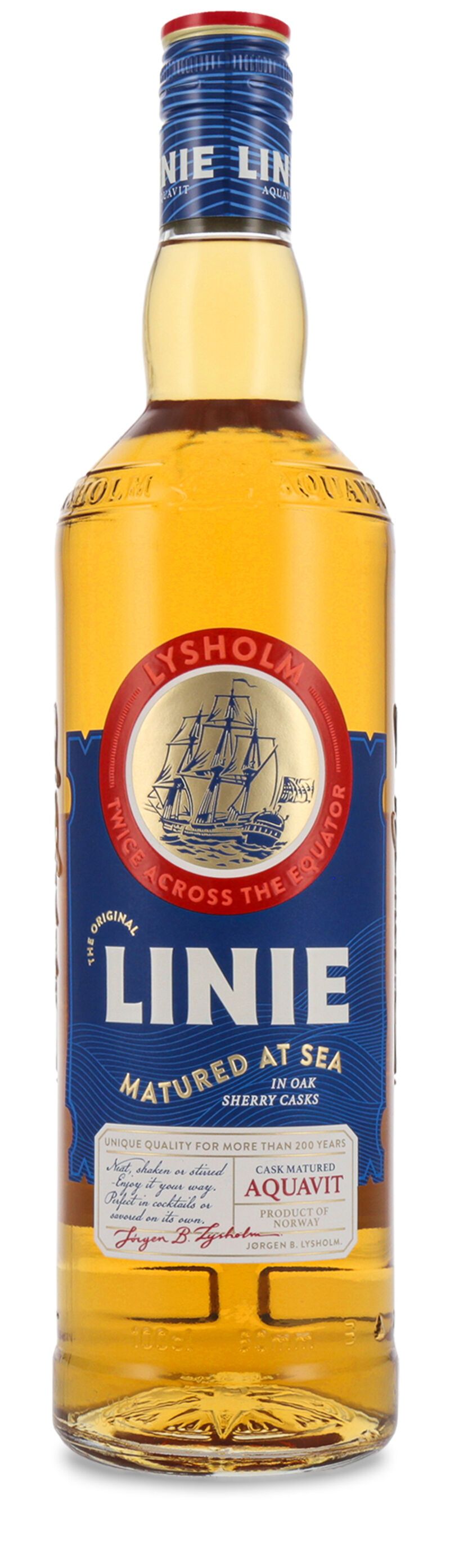 Linie Aquavit Lysholm Authentic 41,5% vol. 1,0l