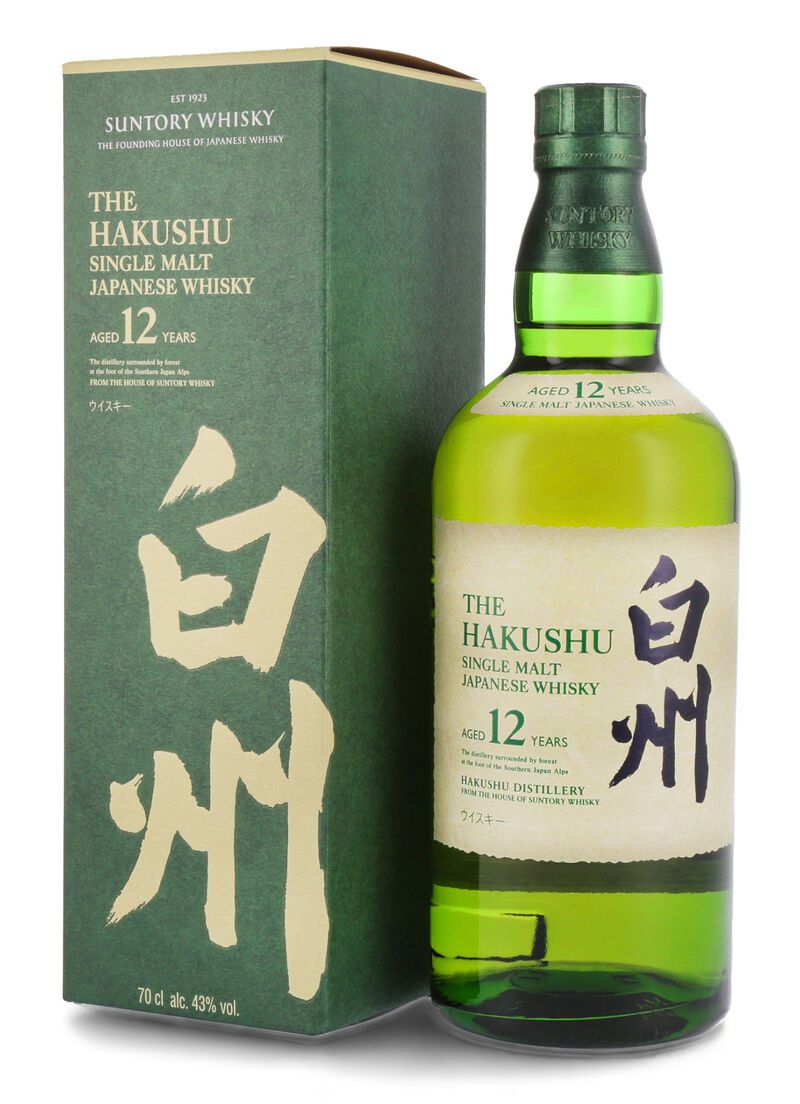 Hakushu 12 YO Japanese Whisky 43% vol. 0,70l Hakushu 12 YO Japanese Whisky 43% vol. 0,70l