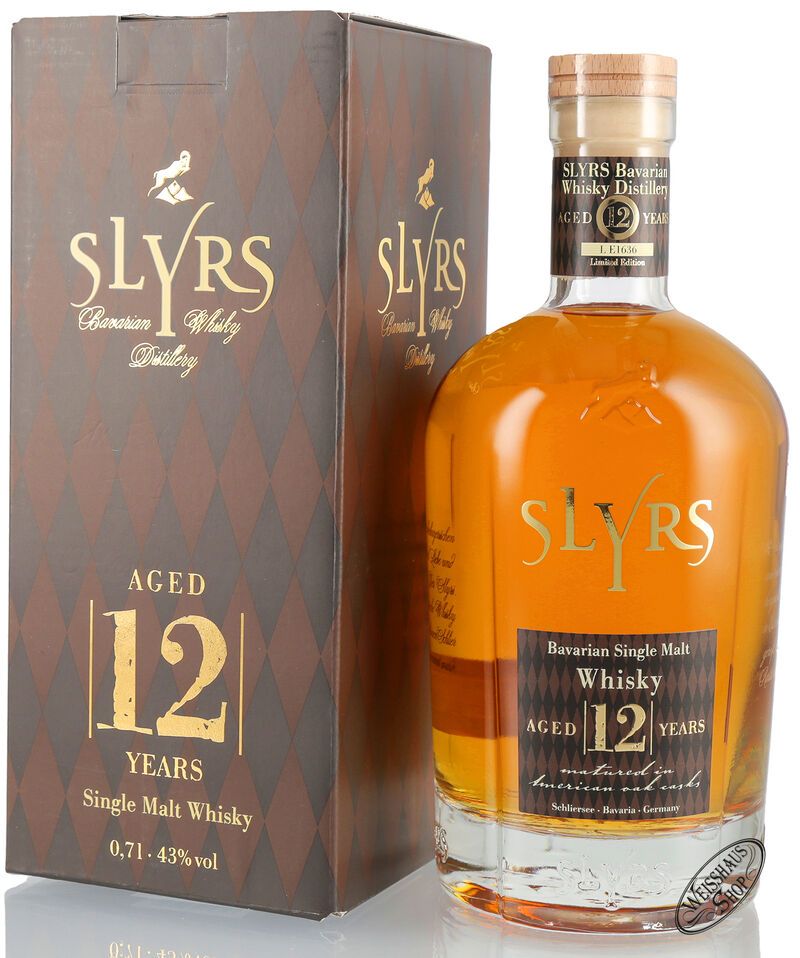 Slyrs 12 YO Whisky 43% vol. 0,70l Slyrs 12 YO Whisky 43% vol. 0,70l