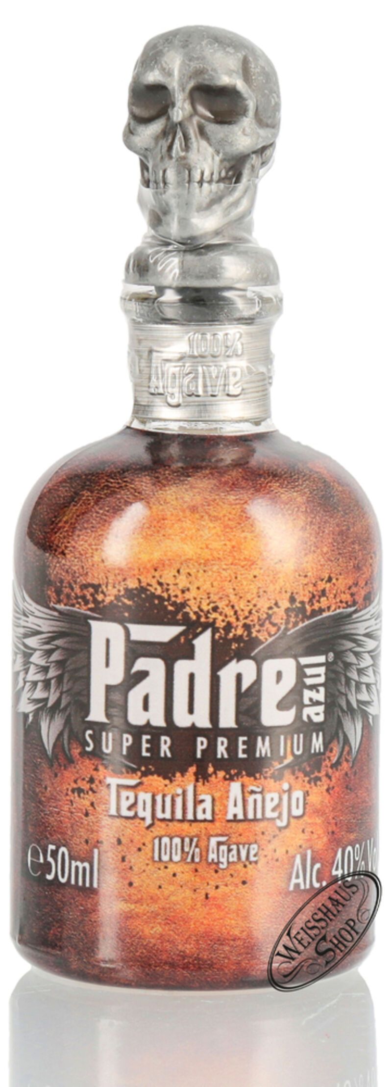 Padre azul Anejo Tequila 40% vol. 0,05l Miniatur