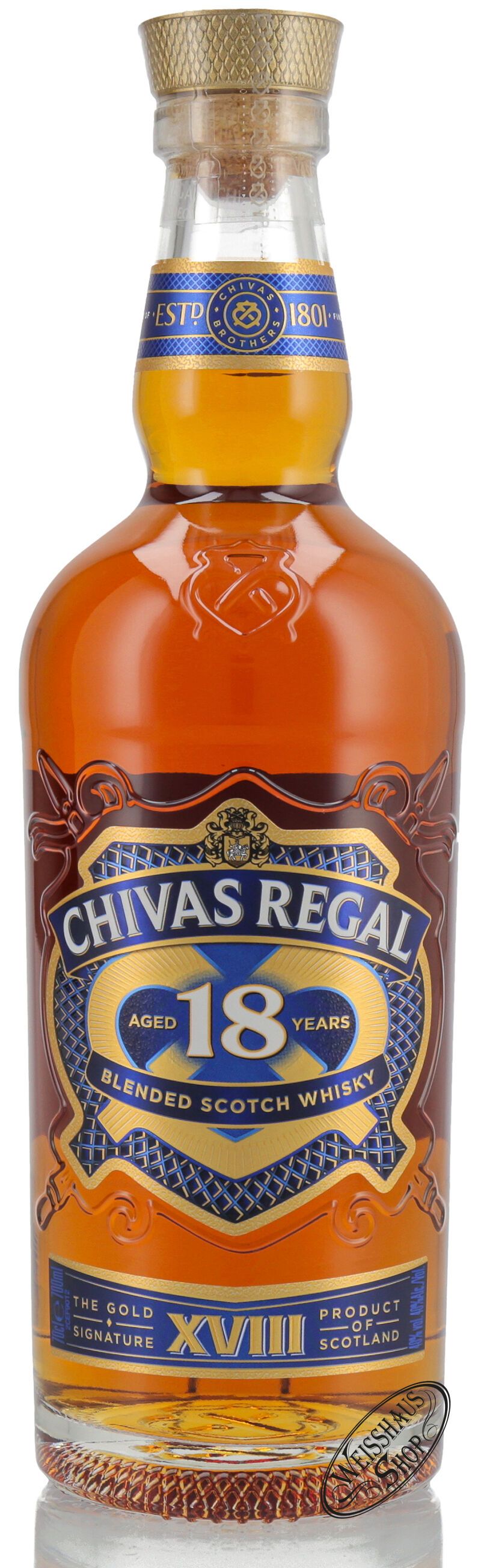 Chivas Regal 18 YO Blended Scotch Whisky 40% vol. 0,70l B-Ware