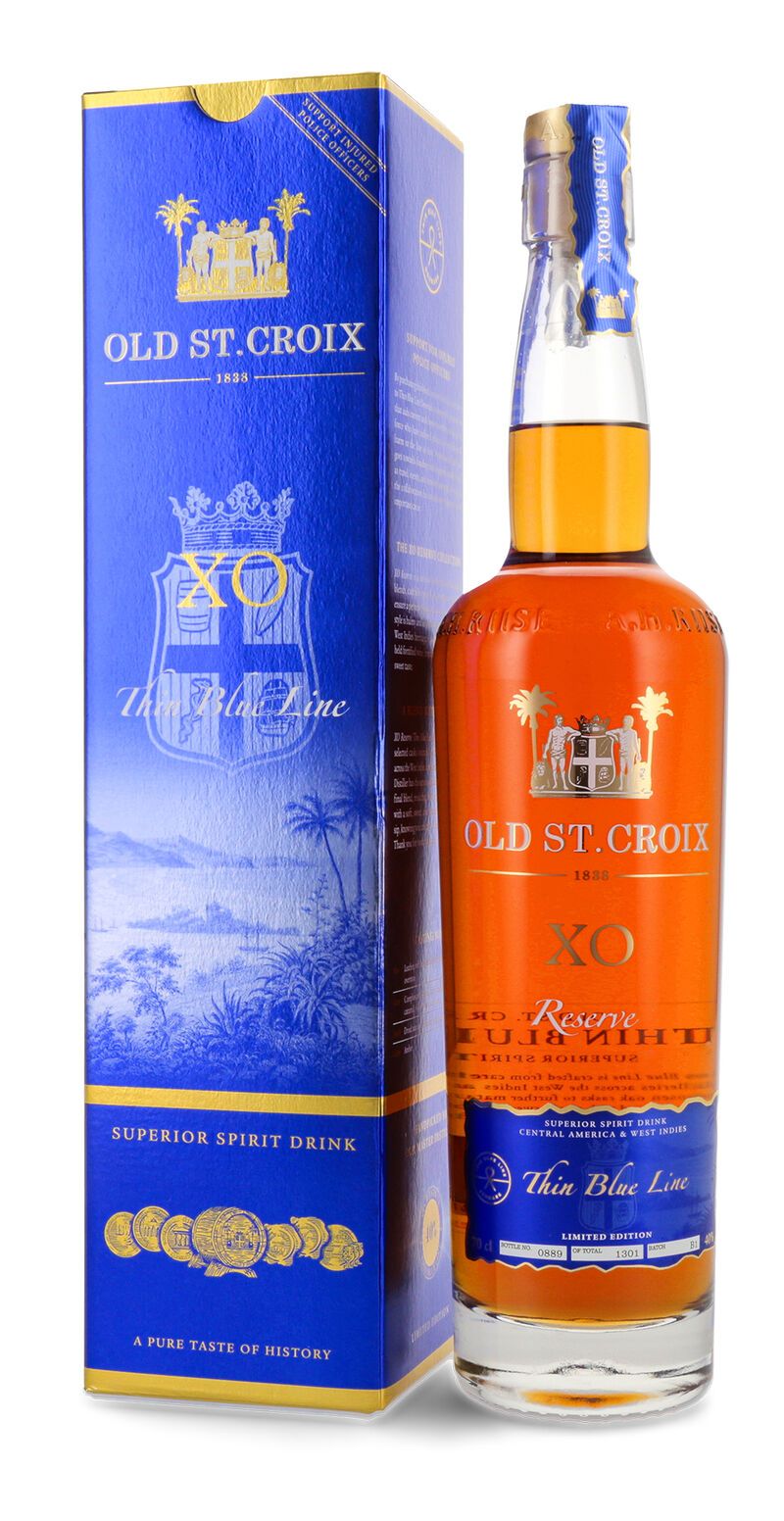 Old St.Croix XO Thin Blue Line 40% vol. 0,70l