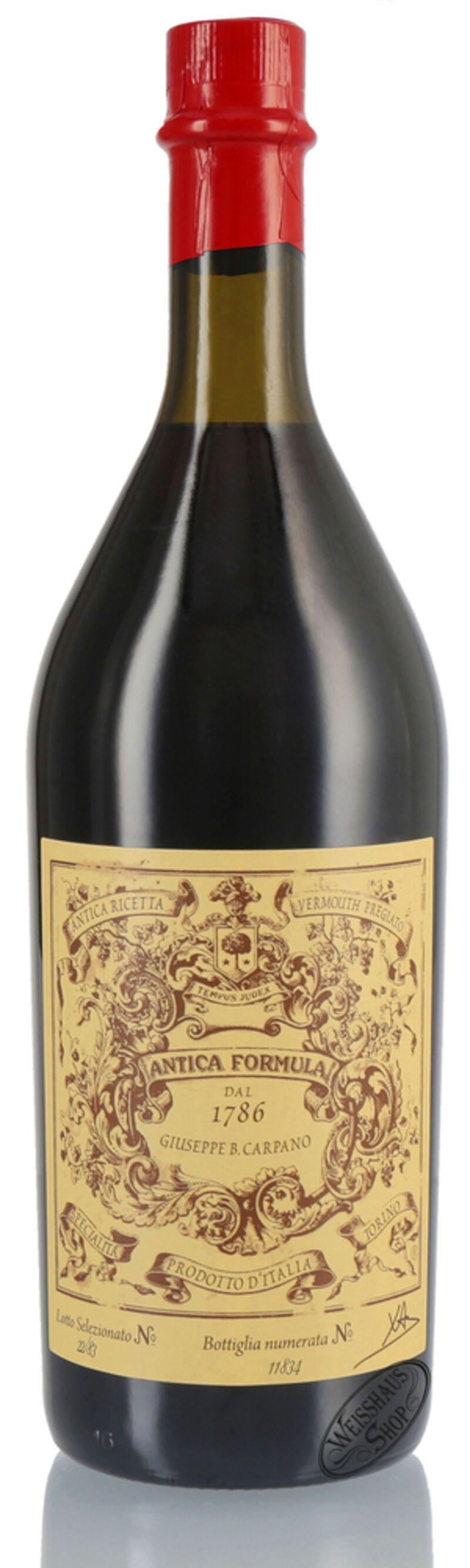 Carpano Antica Formula Vermouth 16,5% vol. 1,0l Carpano Antica Formula Vermouth 16,5% vol. 1,0l