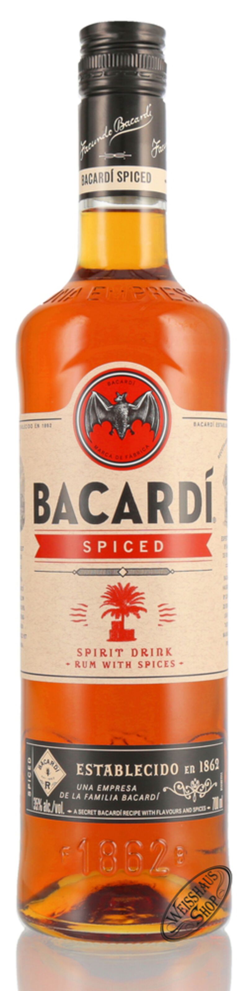 Bacardi Spiced 35% vol. 0,70l Bacardi Spiced 35% vol. 0,70l