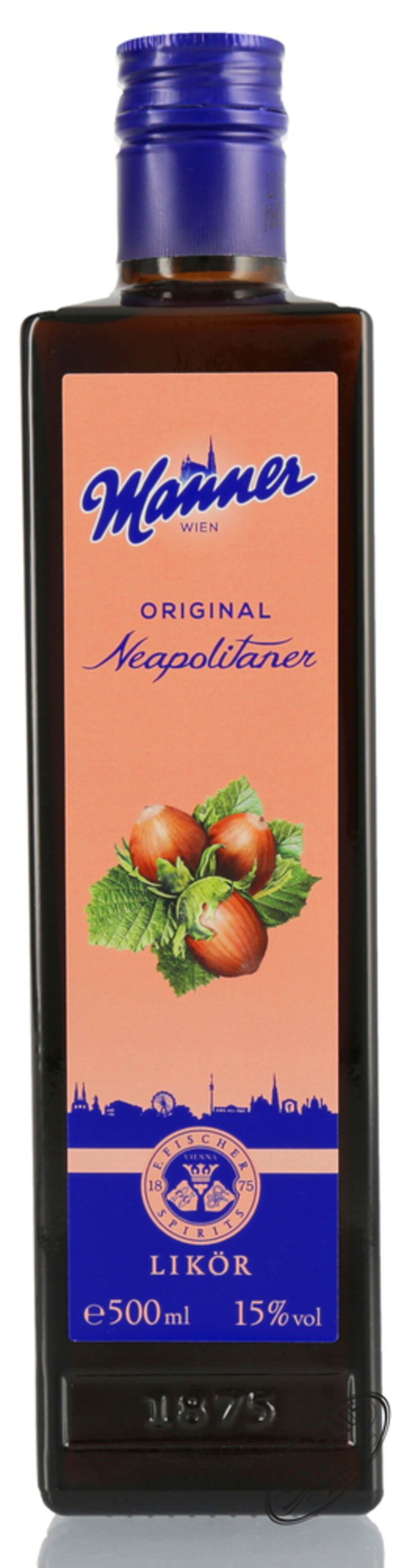 Manner Neapolitaner Cremelikör 15% vol. 0,50l Manner Neapolitaner Cremelikör 15% vol. 0,50l