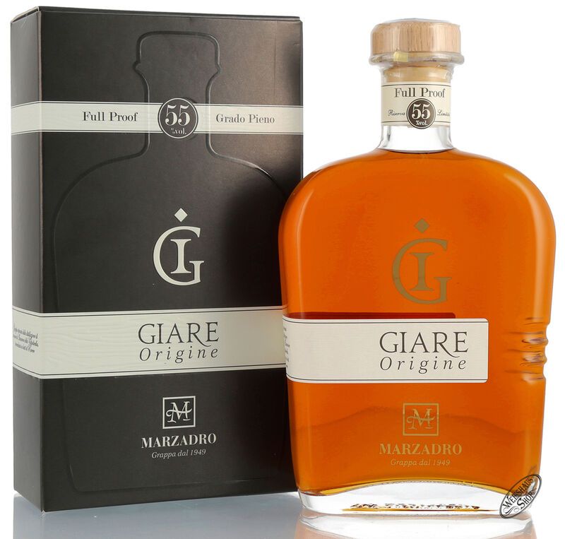 Marzadro Grappa Le Giare Origine Full Proof 55% vol. 0,70l Marzadro Grappa Le Giare Origine Full Proof 55% vol. 0,70l