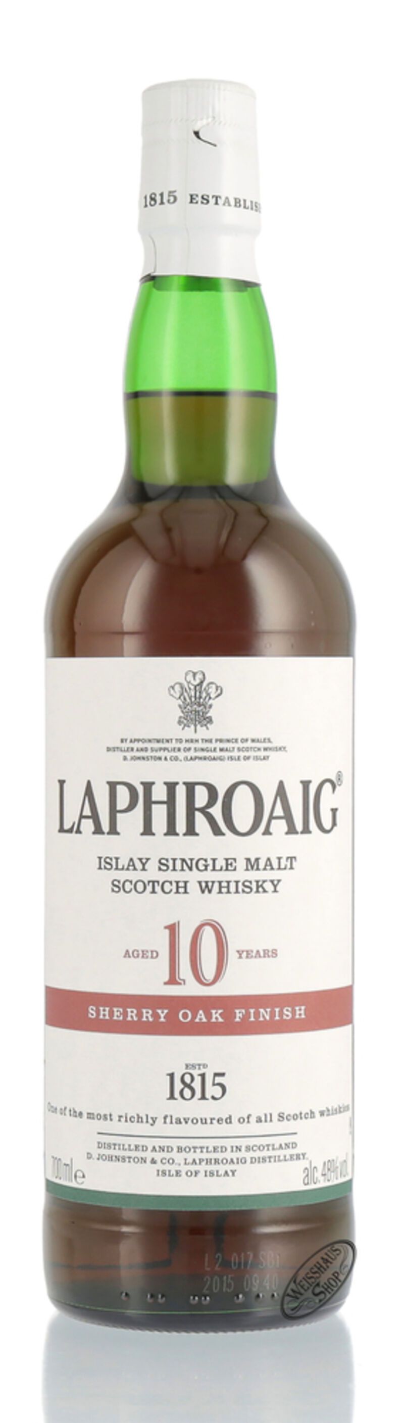 Laphroaig 10 YO Sherry Oak Finish Whisky 48% vol. 0,70l Laphroaig 10 YO Sherry Oak Finish Whisky 48% vol. 0,70l