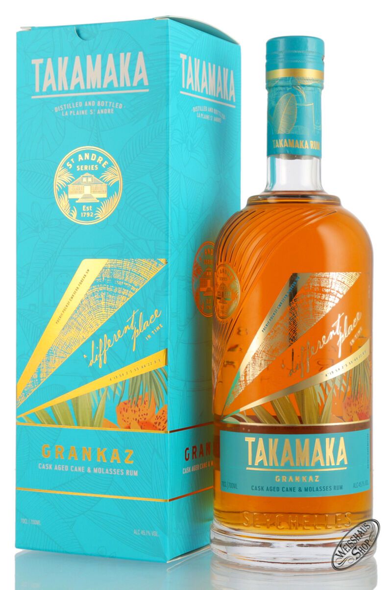Takamaka St. André Grankaz Rum 45,1% vol. 0,70l Takamaka St. André Grankaz Rum 45,1% vol. 0,70l