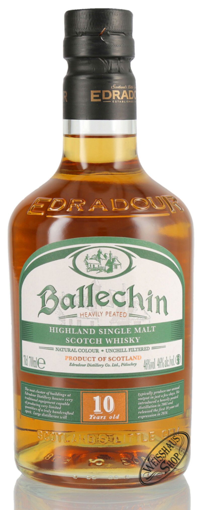 Ballechin 10 YO Highland Whisky 46% vol. 0,70l Ballechin 10 YO Highland Whisky 46% vol. 0,70l