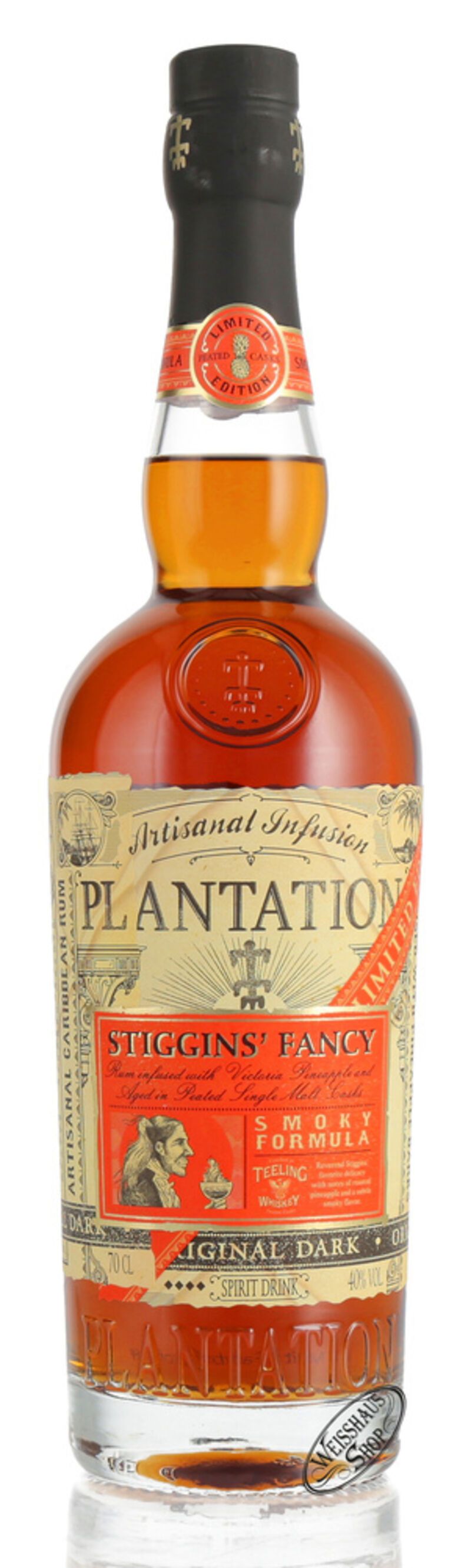 Plantation Pineapple Artisanal Infusion Smoky Formula 40% vol. 0,70l