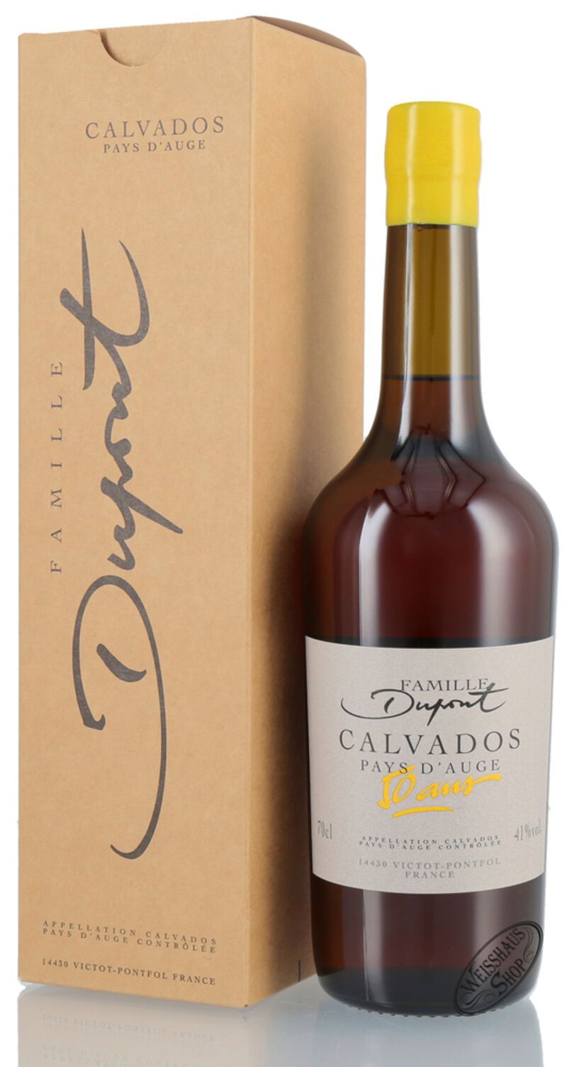 Dupont Pays d'Auge 50 YO Calvados 41% vol. 0,70l Dupont Pays d'Auge 50 YO Calvados 41% vol. 0,70l