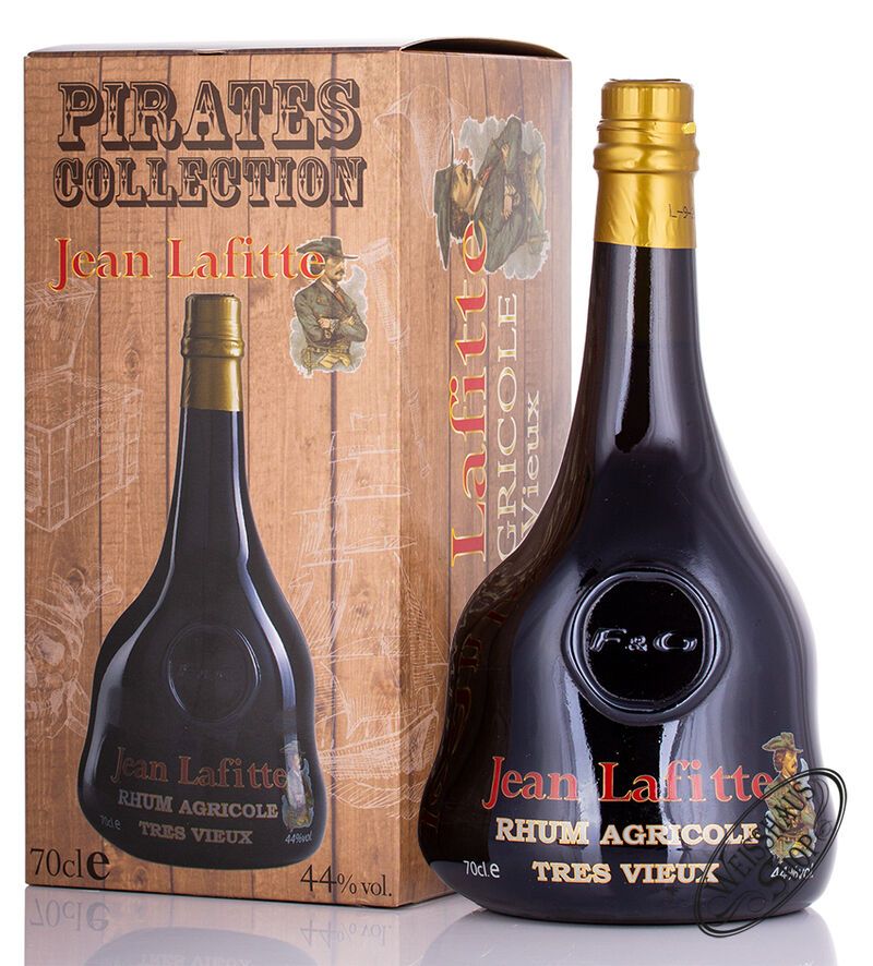 Pirates Legend Collection Jean Lafitte Rhum 44% vol. 0,70l Pirates Legend Collection Jean Lafitte Rhum 44% vol. 0,70l