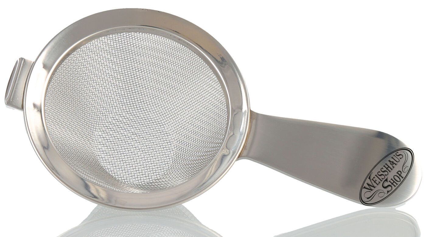 Biloxi Stainless Steel Fine Mesh Cocktail Strainer kurz Biloxi Stainless Steel Fine Mesh Cocktail Strainer kurz
