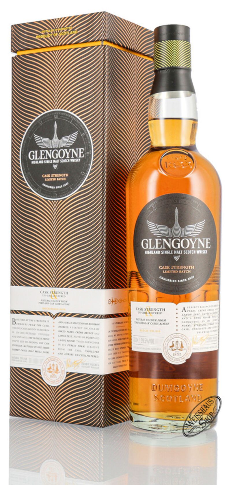 Glengoyne Cask Strength Batch 10 Whisky 59,5% vol. 0,70l Glengoyne Cask Strength Batch 10 Whisky 59,5% vol. 0,70l