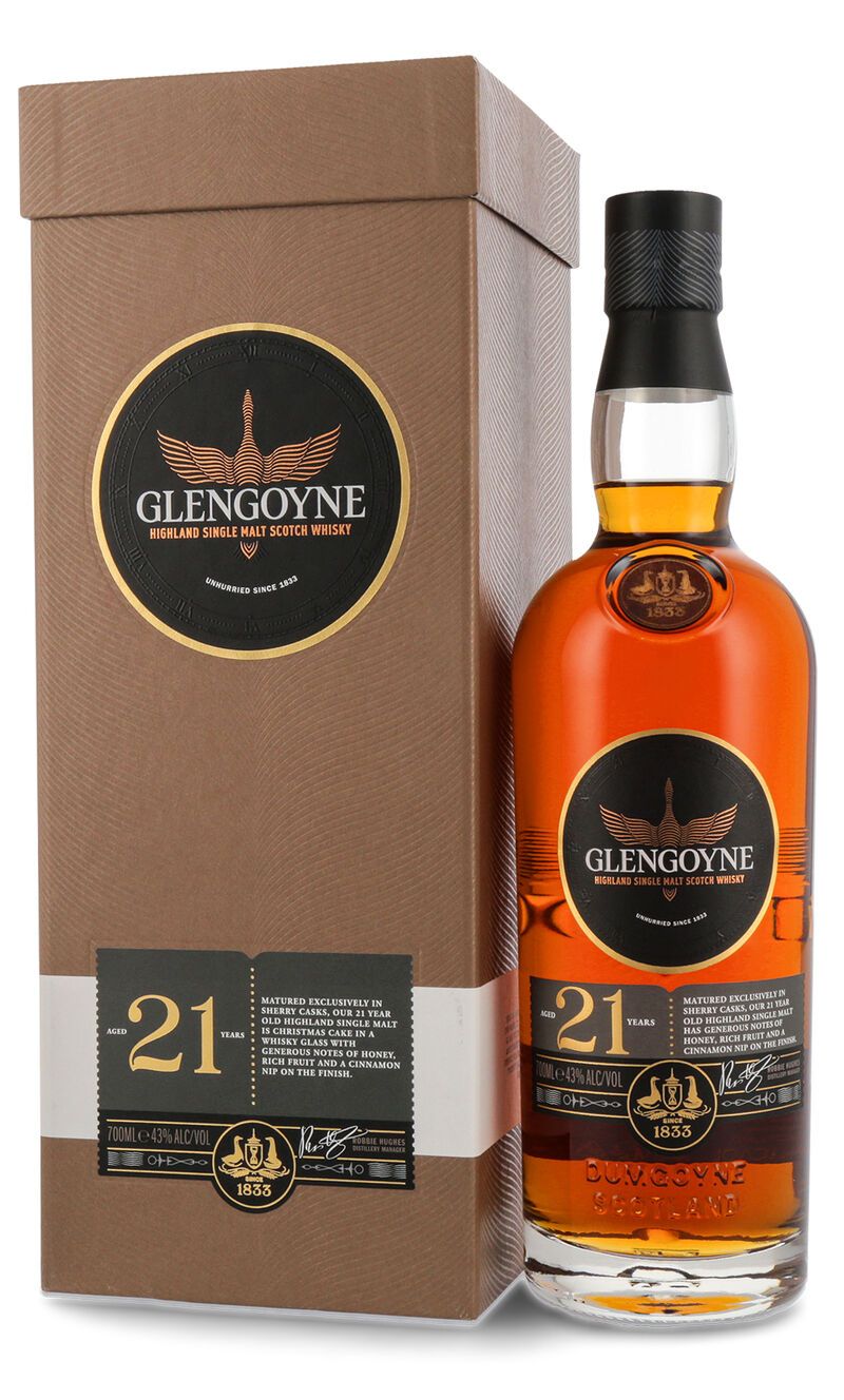 Glengoyne 21 YO Single Malt Whisky 43% vol. 0,70l