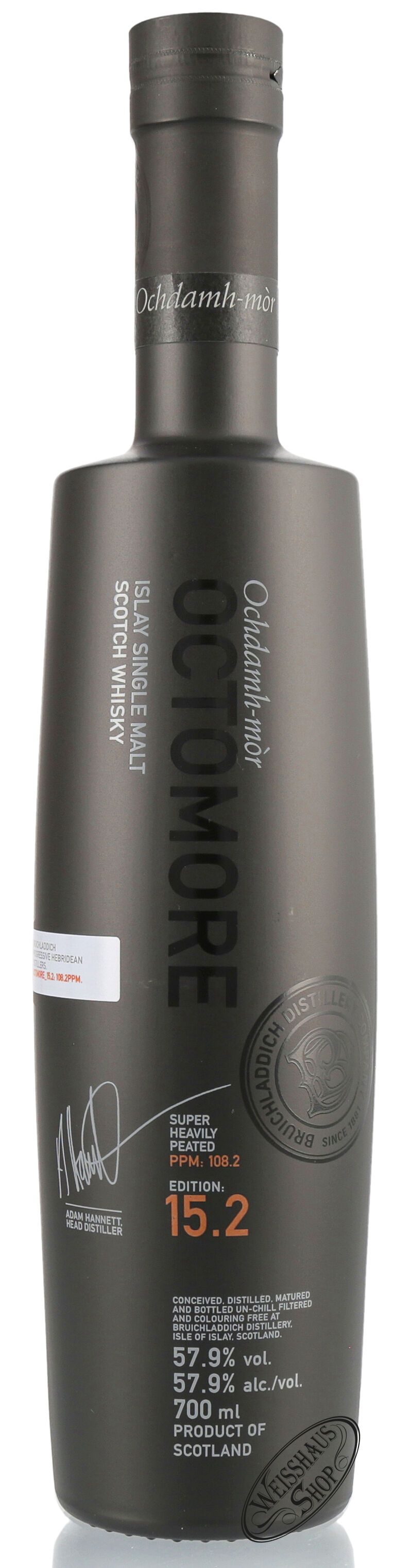 Bruichladdich Octomore 15.2 Islay Whisky 57,9% vol. 0,70l Bruichladdich Octomore 15.2 Islay Whisky 57,9% vol. 0,70l