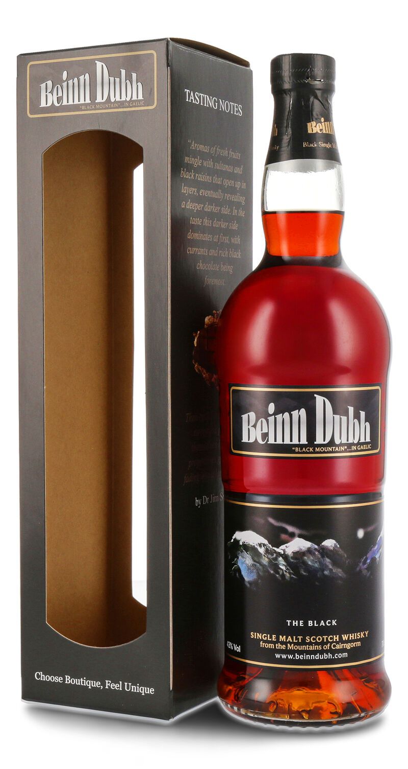 Beinn Dubh The Black Whisky 43% vol. 0,70l