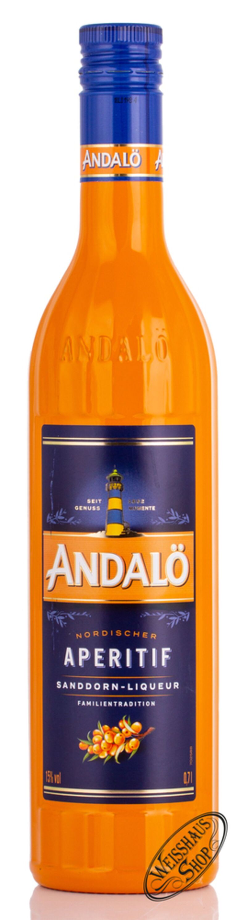 Andalö Sanddornlikör 15% vol. 0,70l Andalö Sanddornlikör 15% vol. 0,70l