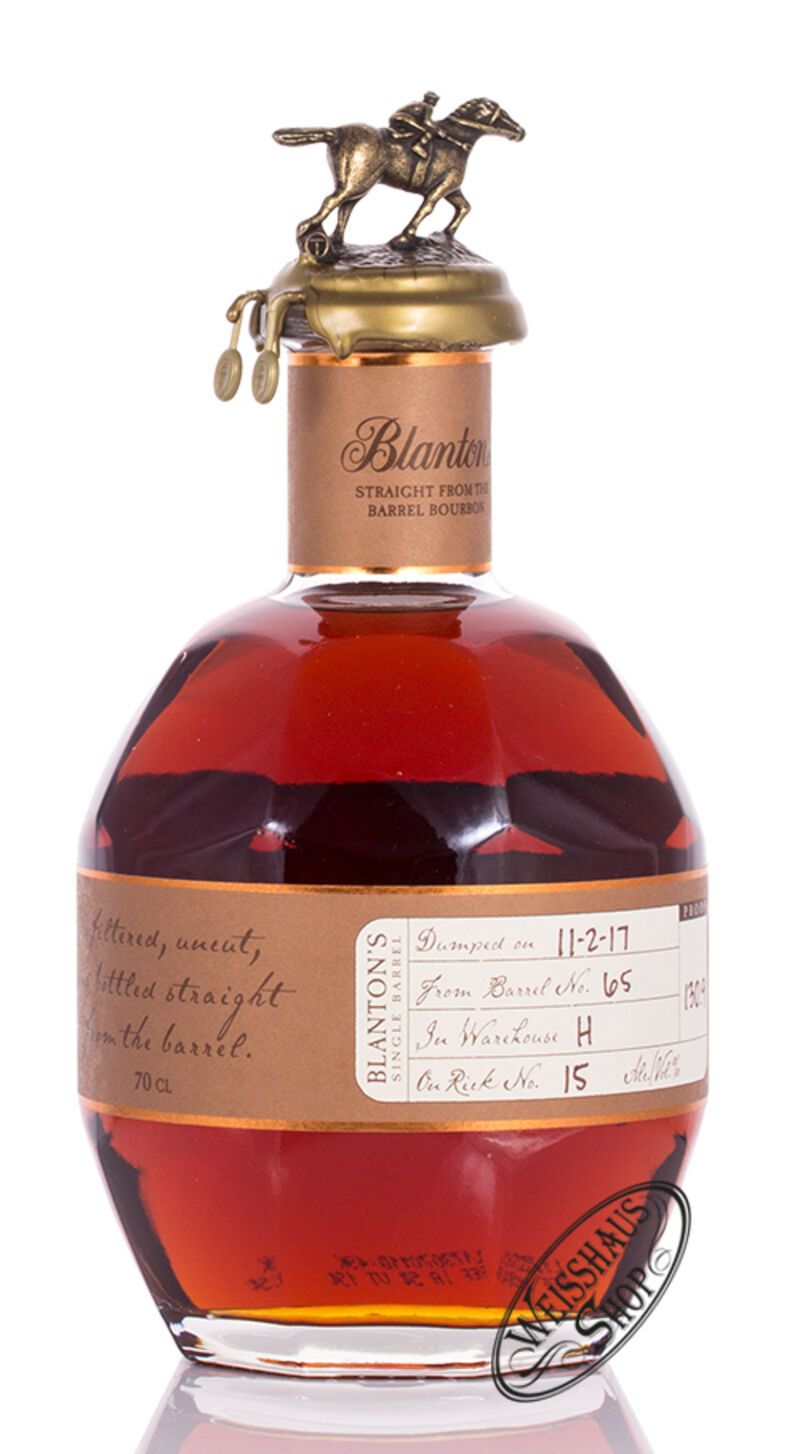 Blanton's Straight from the Barrel Bourbon Whiskey 64,1% vol. 0,70l