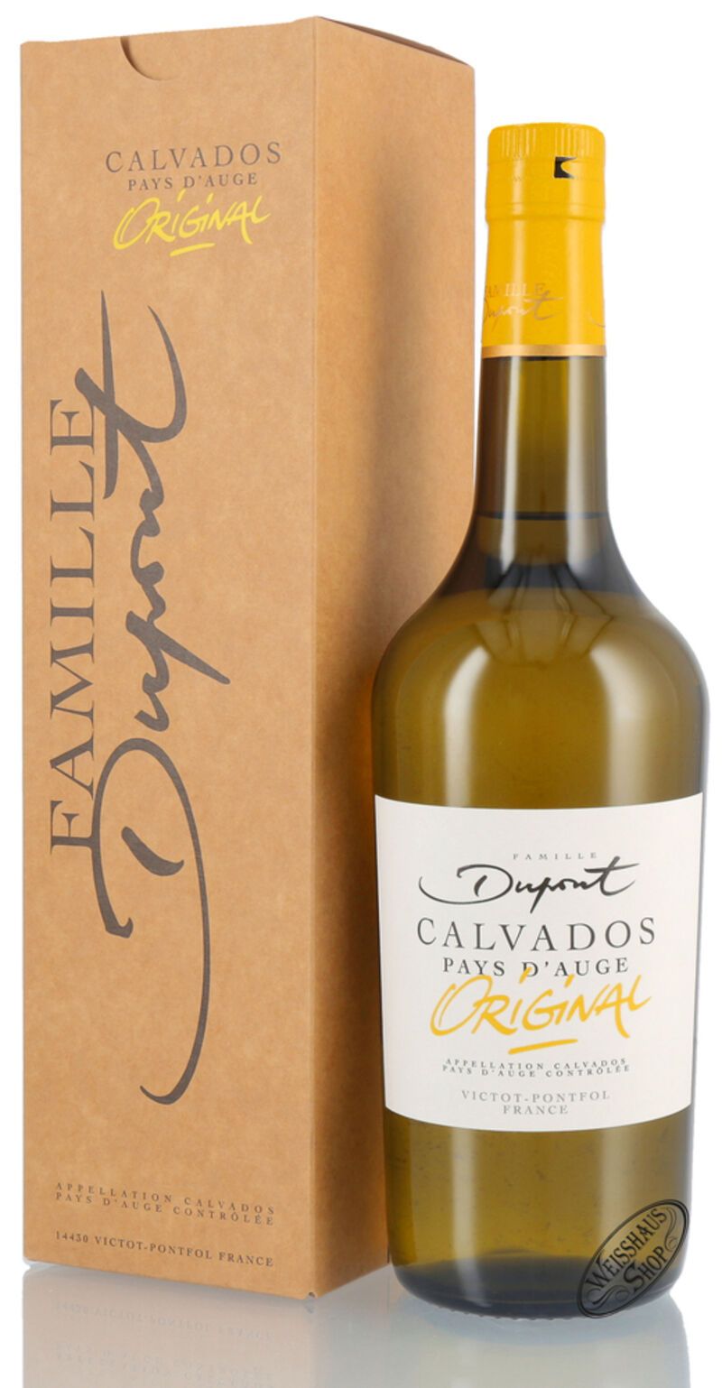 Dupont Pays d'Auge Original Calvados 40% vol. 0,70l Dupont Pays d'Auge Original Calvados 40% vol. 0,70l