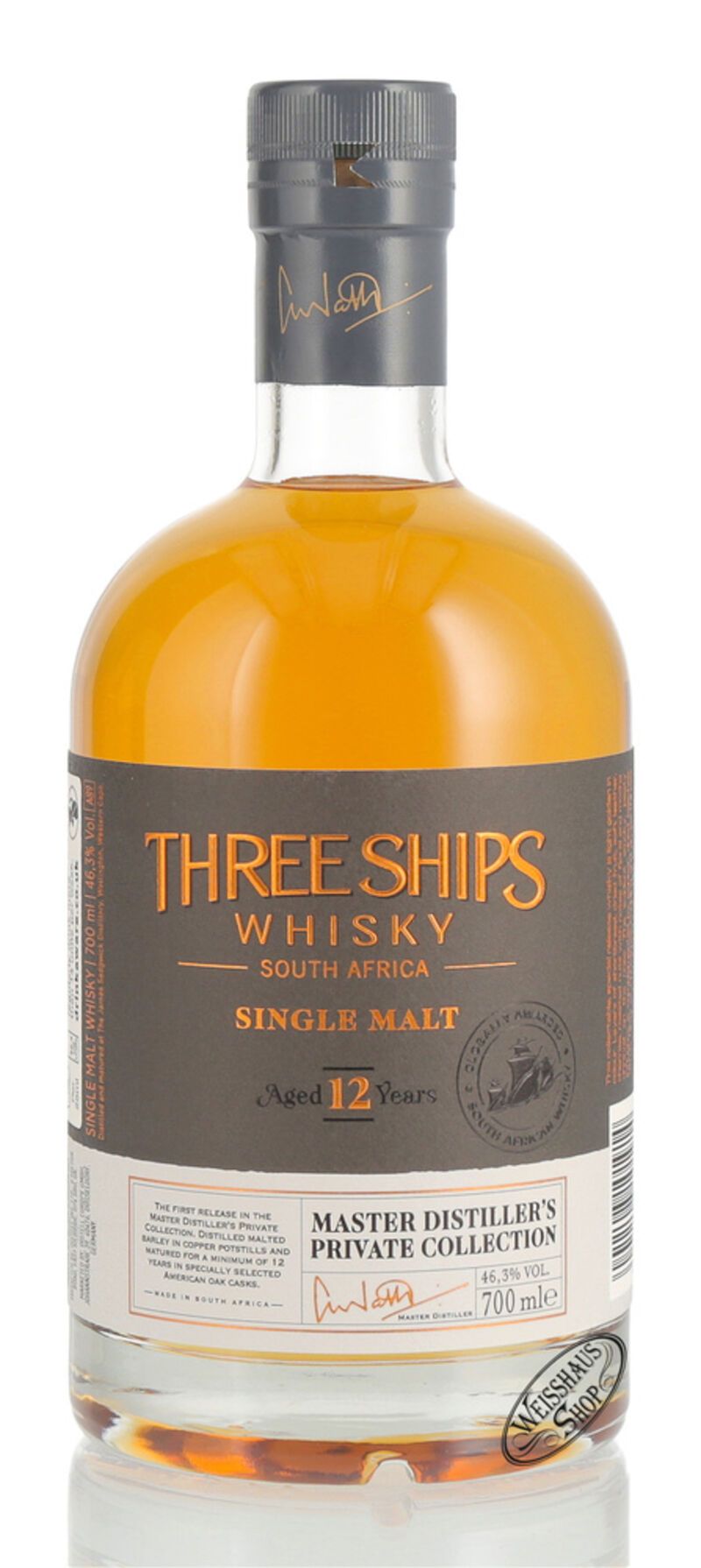 Three Ships 12 YO South Africa Whisky 46,3% vol. 0,70l