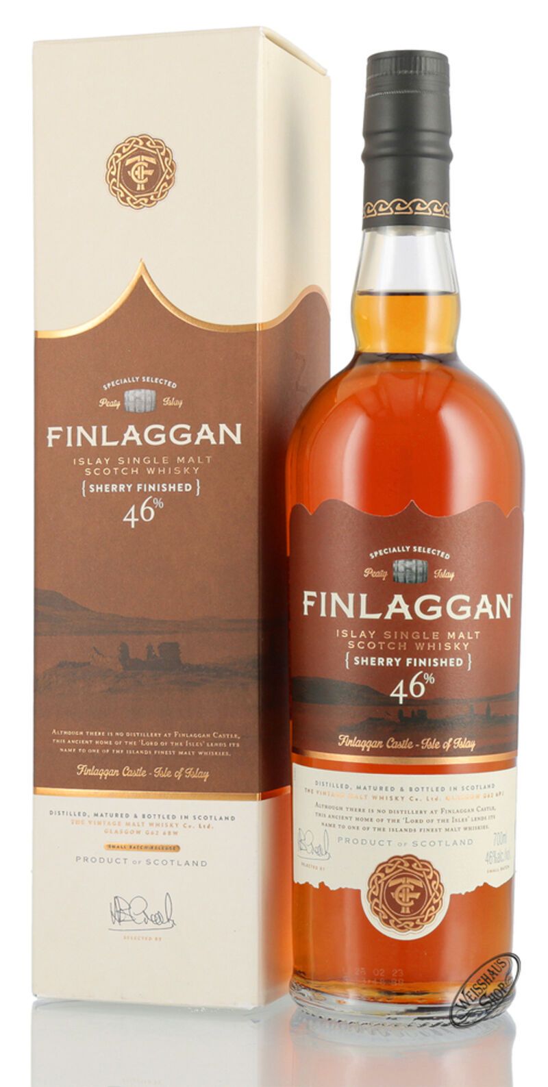 Finlaggan Sherry Wood Finished Islay Whisky 46% vol. 0,70l Finlaggan Sherry Wood Finished Islay Whisky 46% vol. 0,70l
