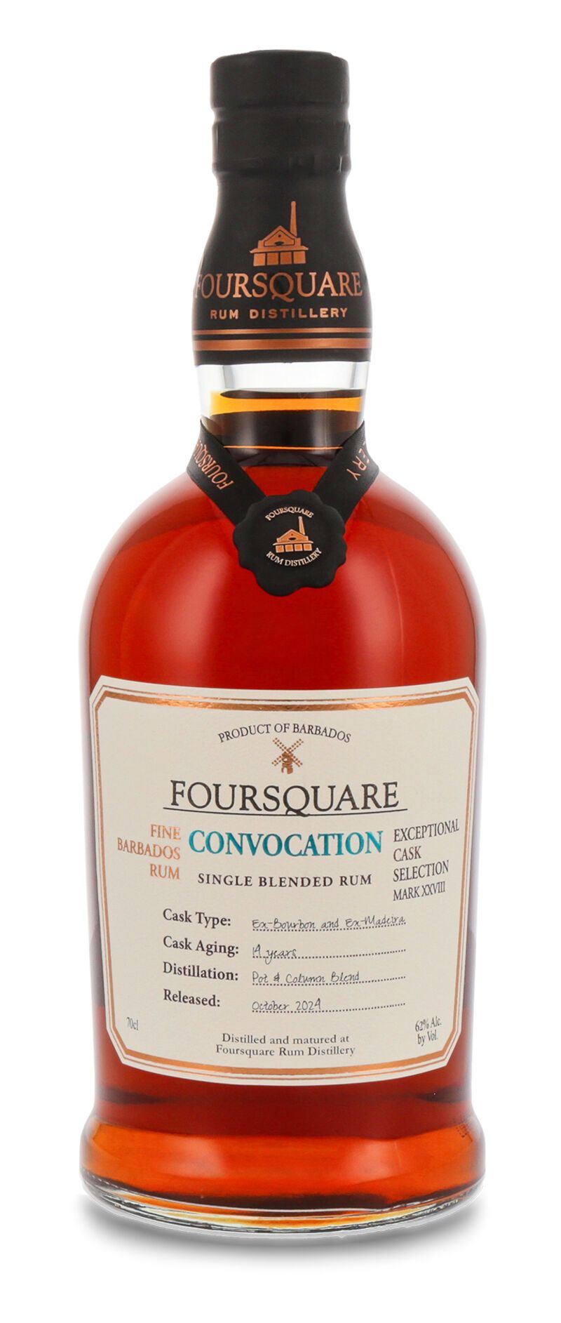 Foursquare 14 YO Convocation Rum 62% vol. 0,70l