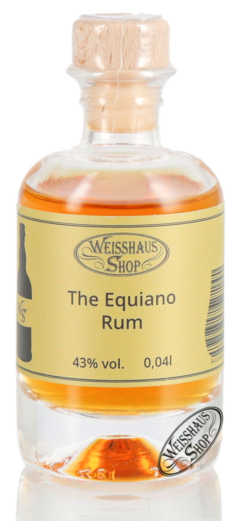 The Equiano Rum 43% vol. 0,04l Weisshaus Sample The Equiano Rum 43% vol. 0,04l Weisshaus Sample