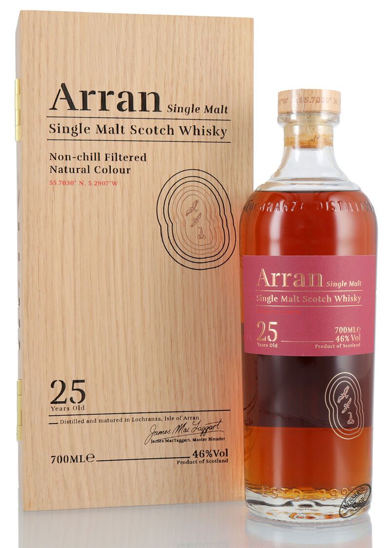 The Arran 25 YO Whisky 46% vol. 0,70l The Arran 25 YO Whisky 46% vol. 0,70l