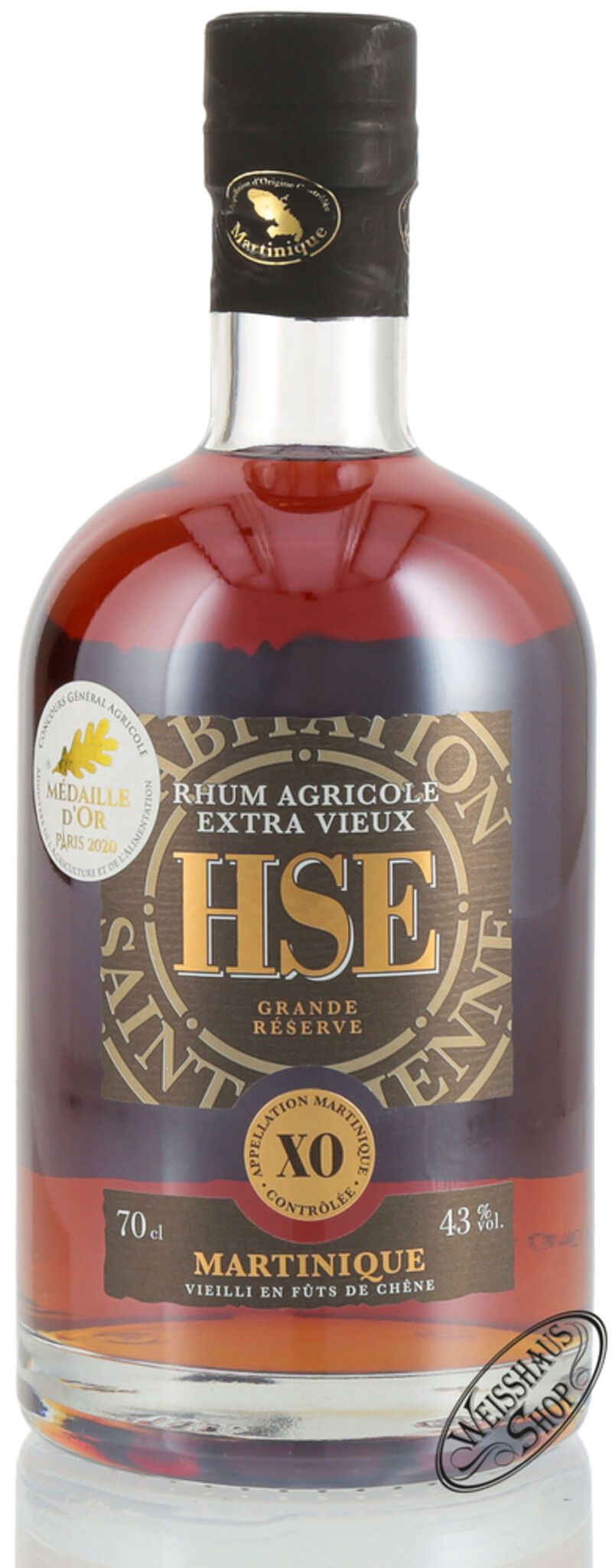 HSE Rhum Agricole Extra Vieux XO 43% vol. 0,70l HSE Rhum Agricole Extra Vieux XO 43% vol. 0,70l